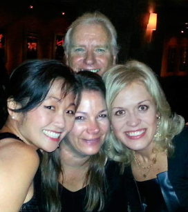 With pianist Olga Kern (right) and CSO members Karen and John Kinzie