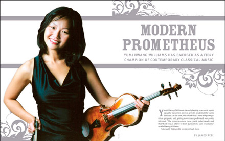 Modern Prometheus: Article about Yumi from Strings magazine